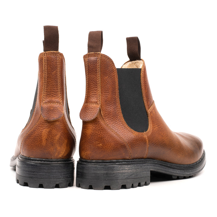 VERDUN CHELSEA Tan bőr Pull Up