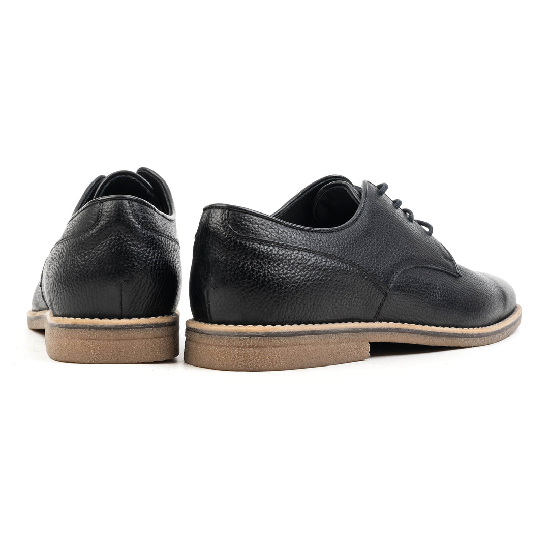 SPAZIO LACE UP fekete mart bőr sneaker