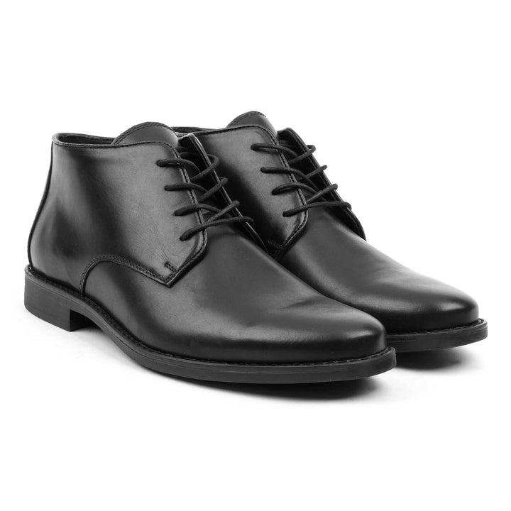 LORCA CASTEL fekete bőr sneaker