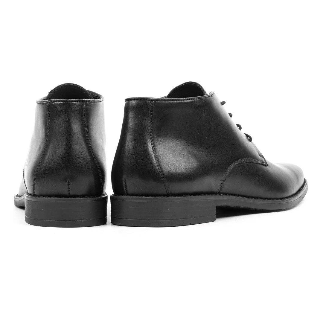 LORCA CASTEL fekete bőr sneaker