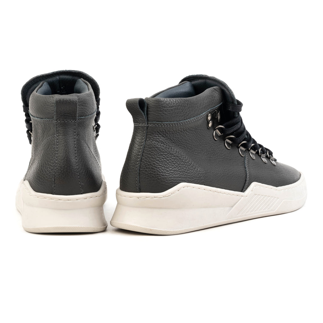ESKO HIKING MID szürke mart bőr