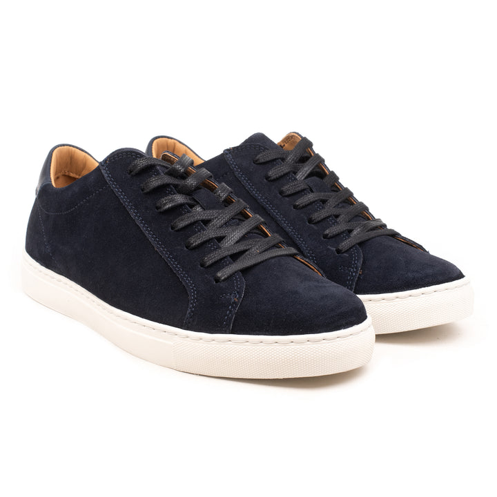 CECCO sötétkék bőr Suede sneaker