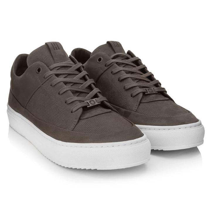 SORREN P3 LOW Charcoal Embossed sneaker