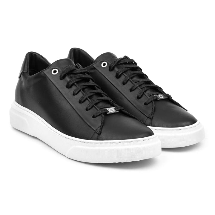 KEA BASE LOW fekete - sima bőr sneaker