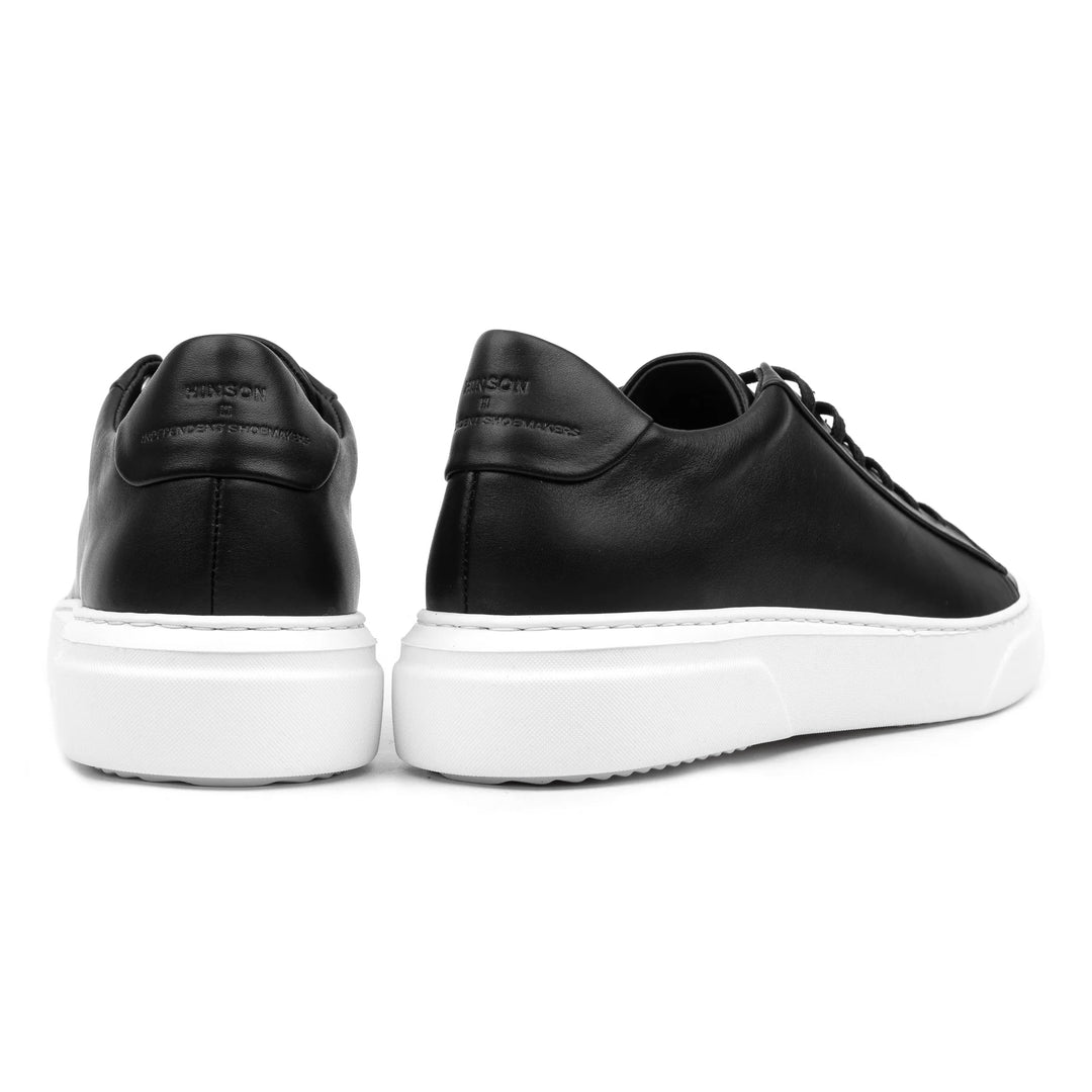 KEA BASE LOW fekete - sima bőr sneaker