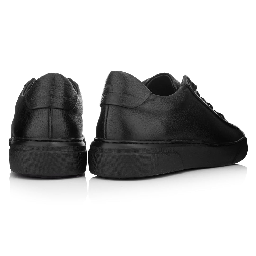KEA BASE LOW BS fekete mart bőr sneaker