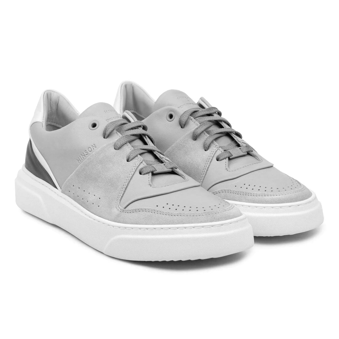 KEA CIME LOW Világosszürke - Sima bőr