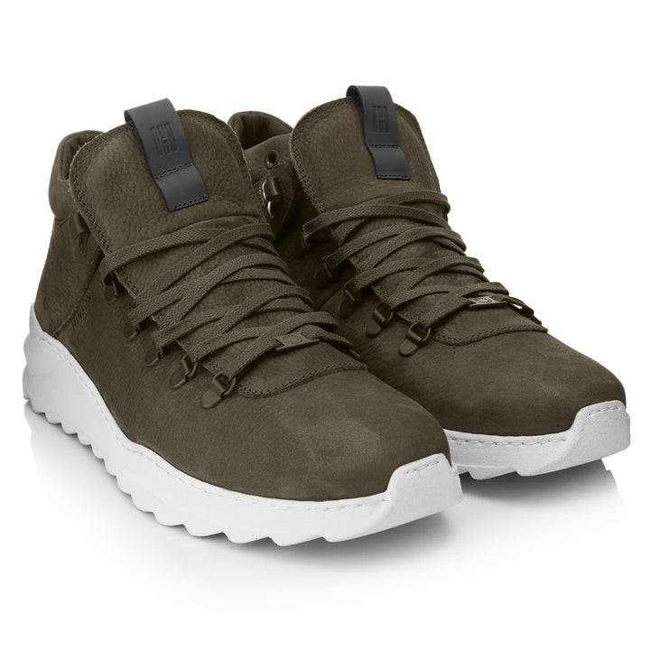 VIITOR ALPINA HIKING MID Olív bőr nubuk