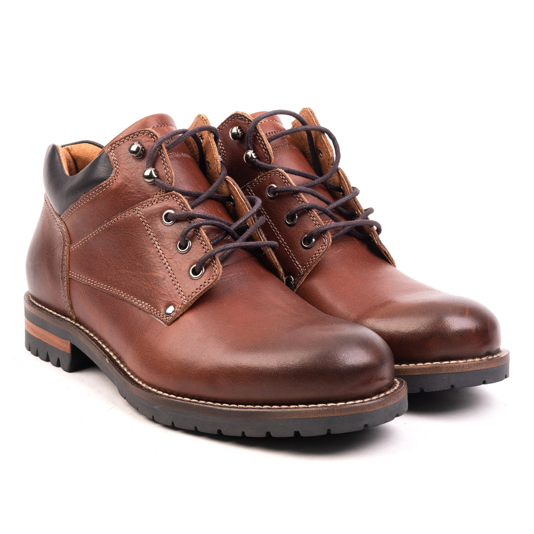 GORDON WAGONEER ANKLE BOOT Chestnut bőr csizma