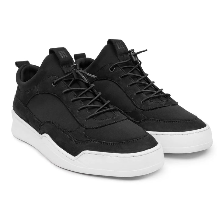 ALLIN SARUN fekete nubuk/Neoprene sneaker