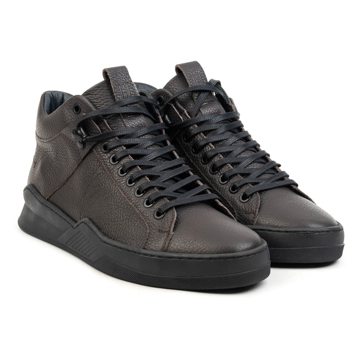 ESKO ALPINA MID L Dk barna mart bőr sneaker