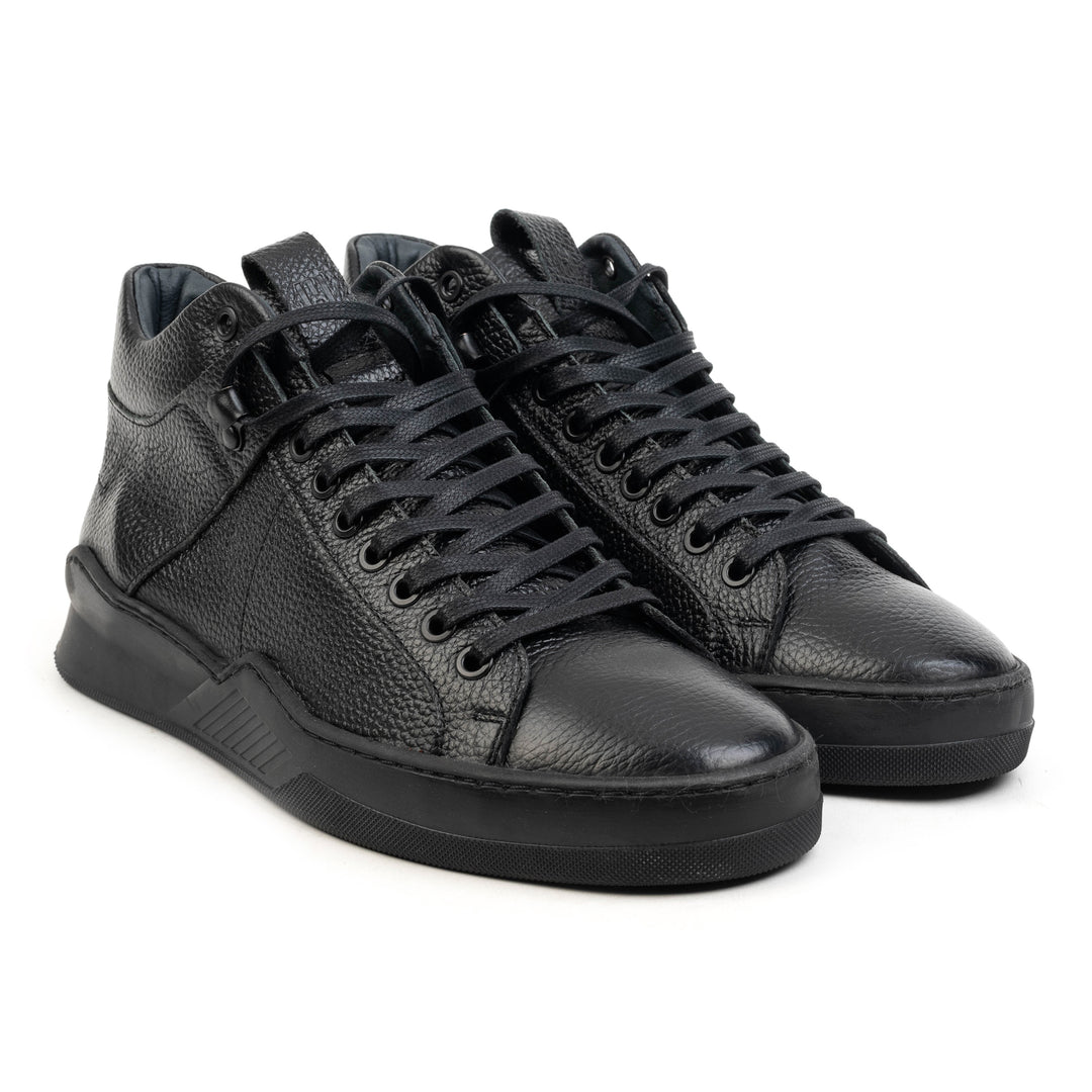 ESKO ALPINA MID L fekete mart bőr sneaker