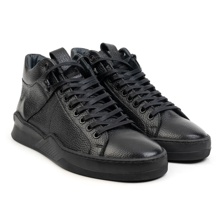ESKO ALPINA MID L fekete mart bőr sneaker