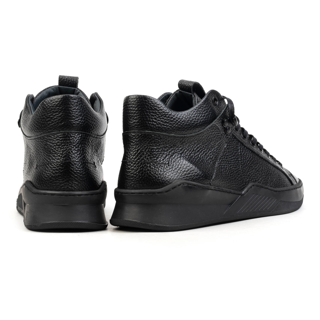 ESKO ALPINA MID L fekete mart bőr sneaker