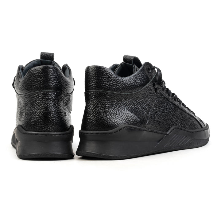 ESKO ALPINA MID L fekete mart bőr sneaker
