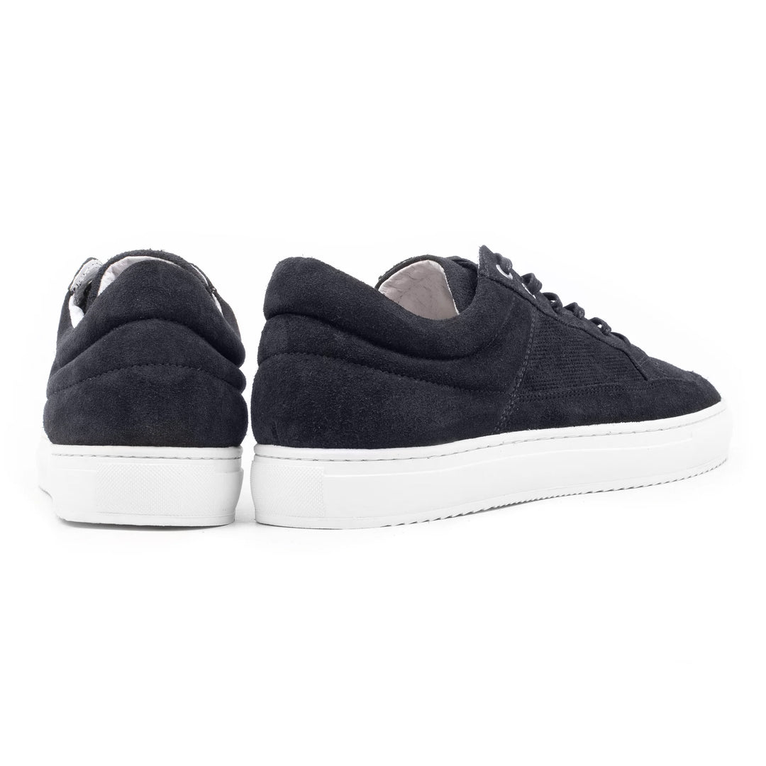 SORREN PADDED LOW sötétkék bőr Suede sneaker
