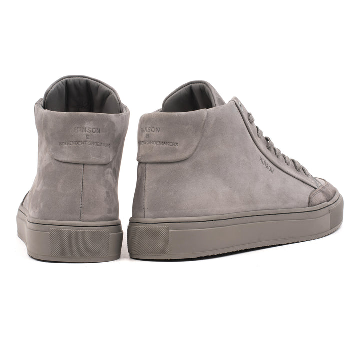 HINSON Sneaker Gri | Sorren Sinnet High Fumo Leather Nubuck - b