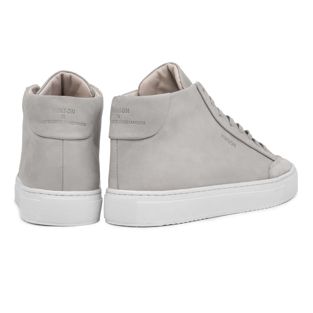 SORREN SINNET HIGH világosszürke bőr nubuk sneaker