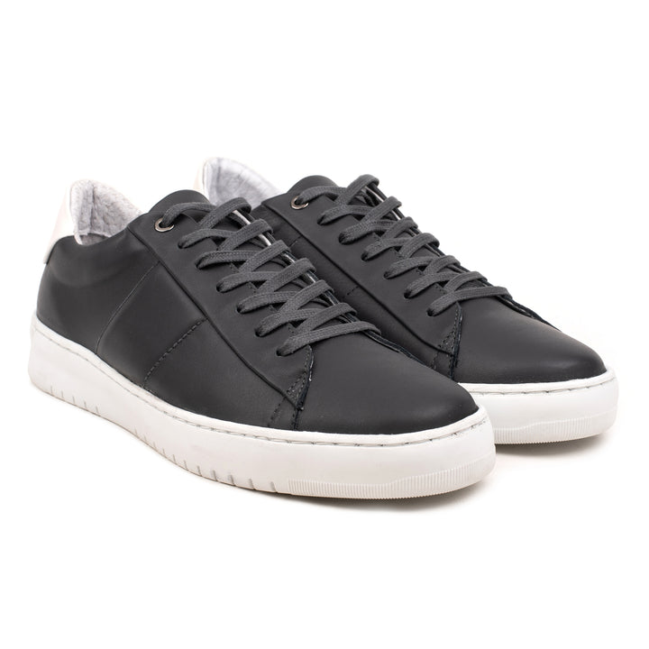 BENNET PADDED LOW Dk szürke mart bőr sneaker