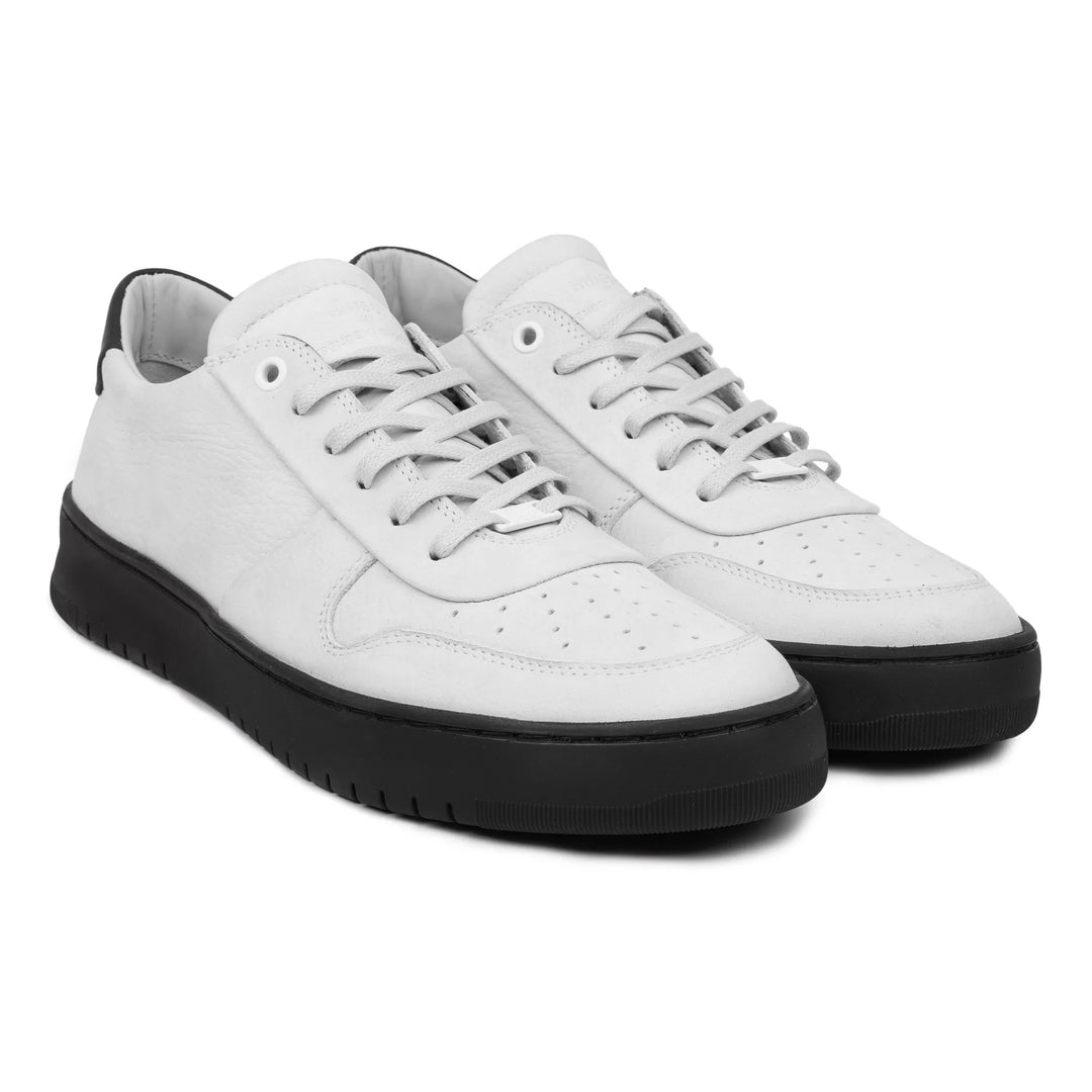 BENNET SONDER EIGHT fehér bőr nubuk sneaker