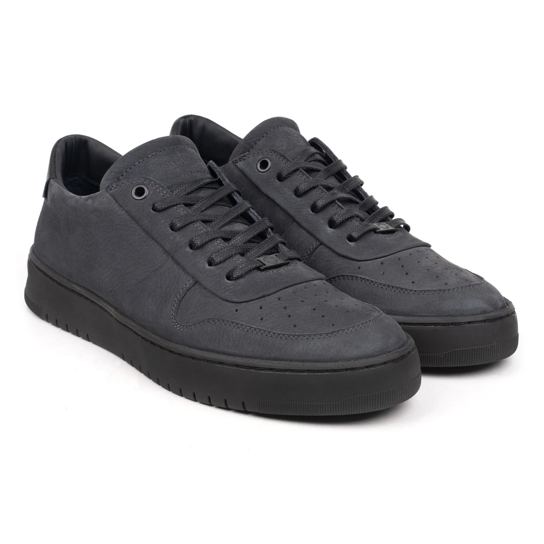 BENNET SONDER EIGHT Charcoal bőr nubuk sneaker