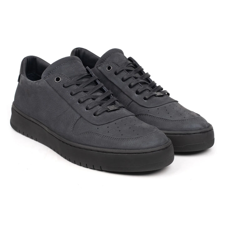 BENNET SONDER EIGHT Charcoal bőr nubuk sneaker