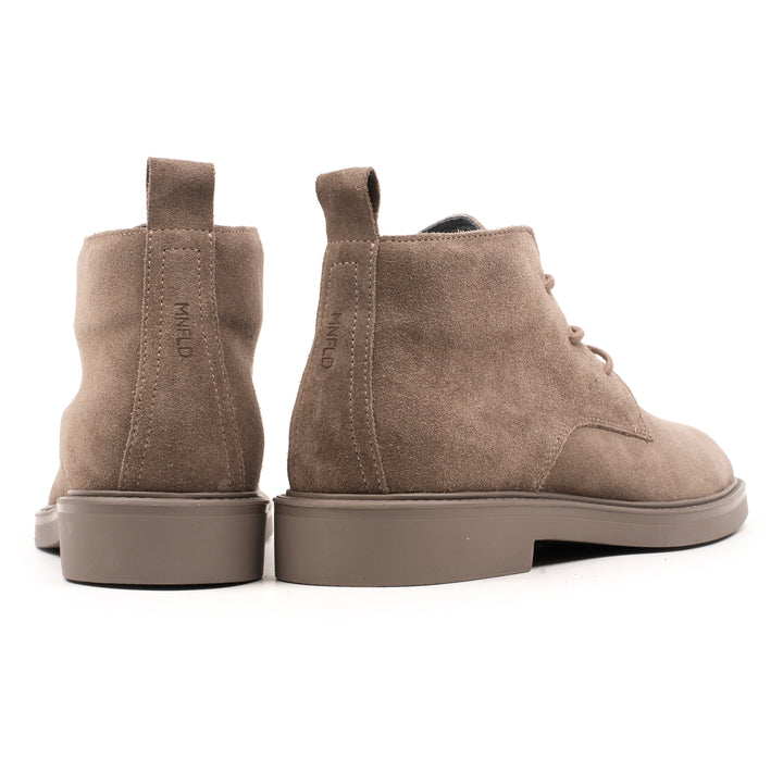 BEATENBERG CHUKKA RAW EDGE taupe bőr Suede sneaker