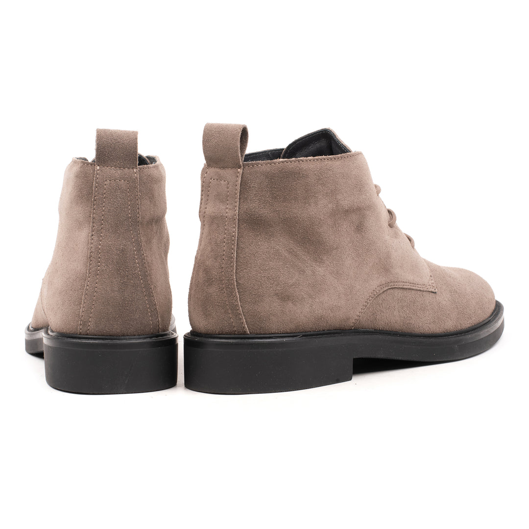 BEATENBERG CHUKKA RAW EDGE taupe bőr Suede sneaker