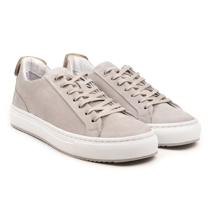 SORREN VELCRO LOW TOP Világosszürke Bőr Nubuk