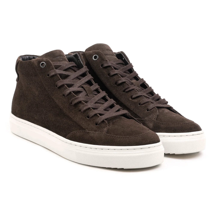 MALTON CLASSIC HIGH TOP Tdm Chocolate Suede sneaker