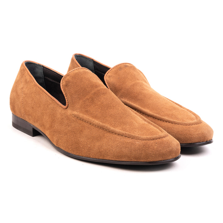 SILVA MOCCASIN konyak színű Suede sneaker