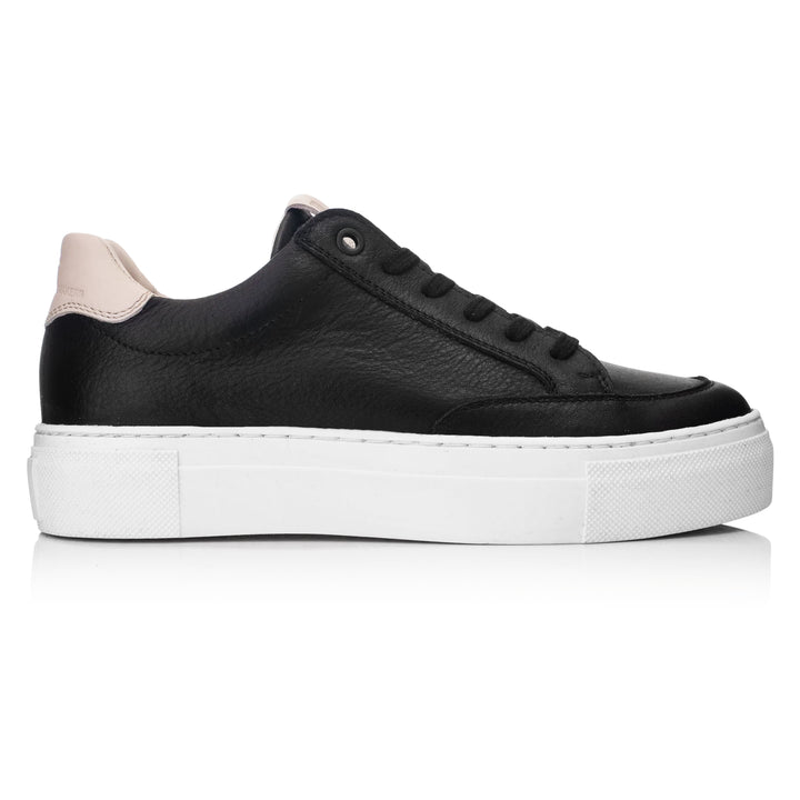 CAYENNE RETRO LOW fekete bőr sneaker