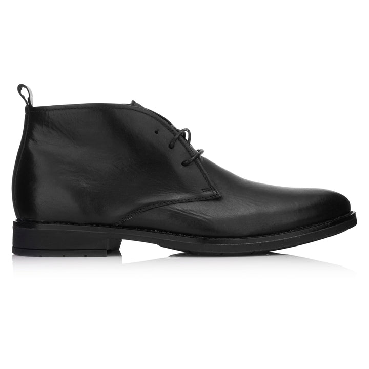 BATAVIA CHUCKA 2 fekete sima bőr sneaker