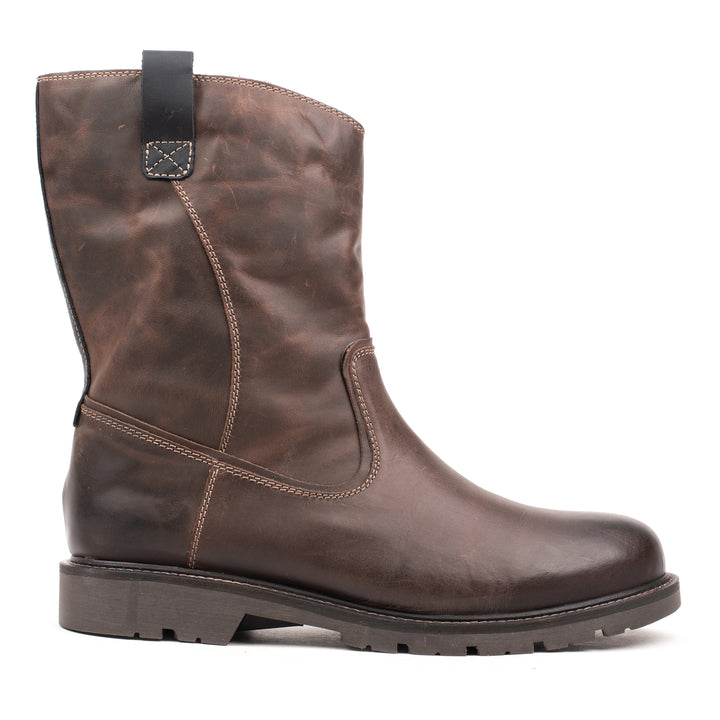 TORNADO BOOT barna viaszolt bőr