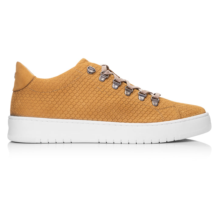 BENNET LOW WS konyak színű - Emb.Lea,Nub,Sue sneaker