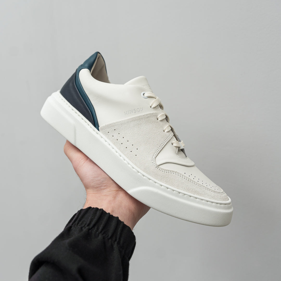 KEA CIME LOW Dark zöld bőr sneaker