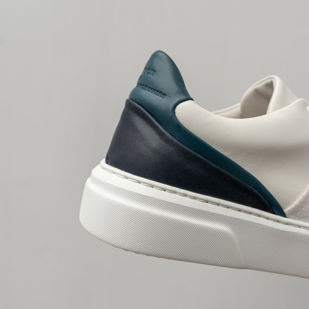 KEA CIME LOW Dark zöld bőr sneaker