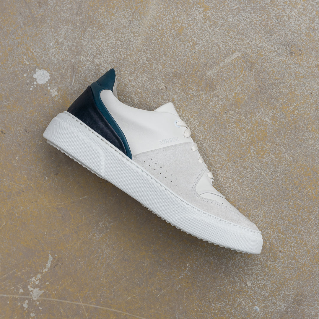 KEA CIME LOW Dark zöld bőr sneaker