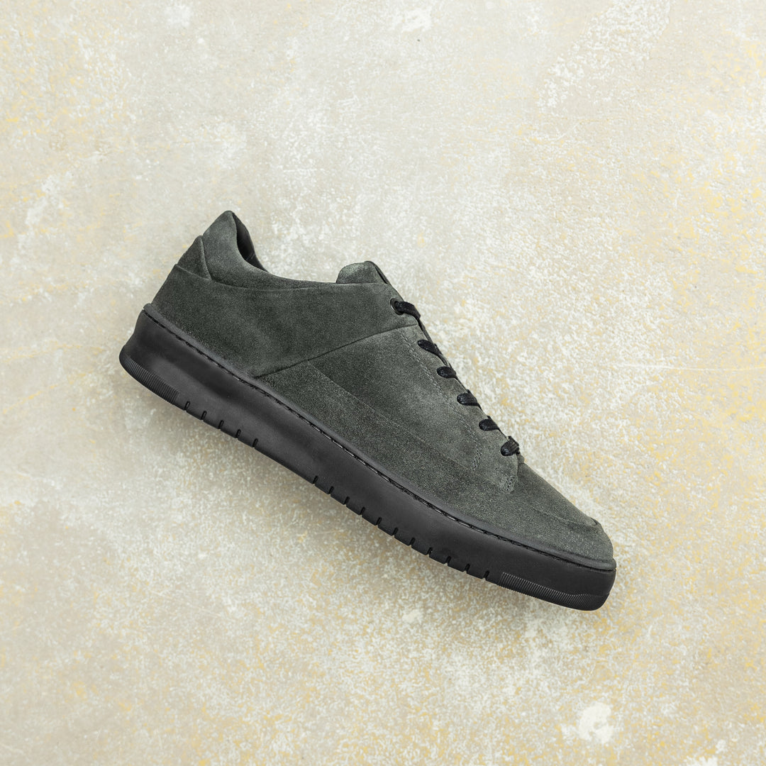 BENNET P4 LOW Army zöld Suede sneaker