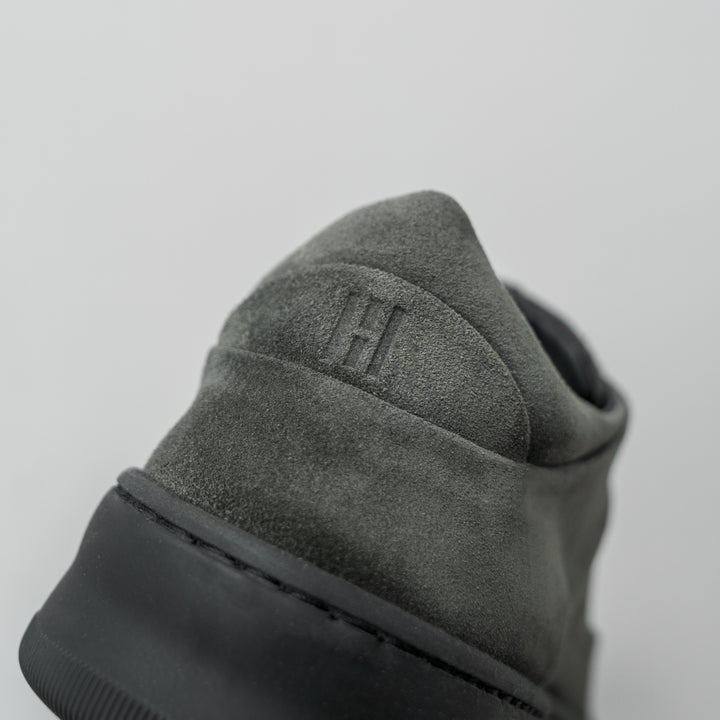 BENNET P4 LOW Army zöld Suede sneaker