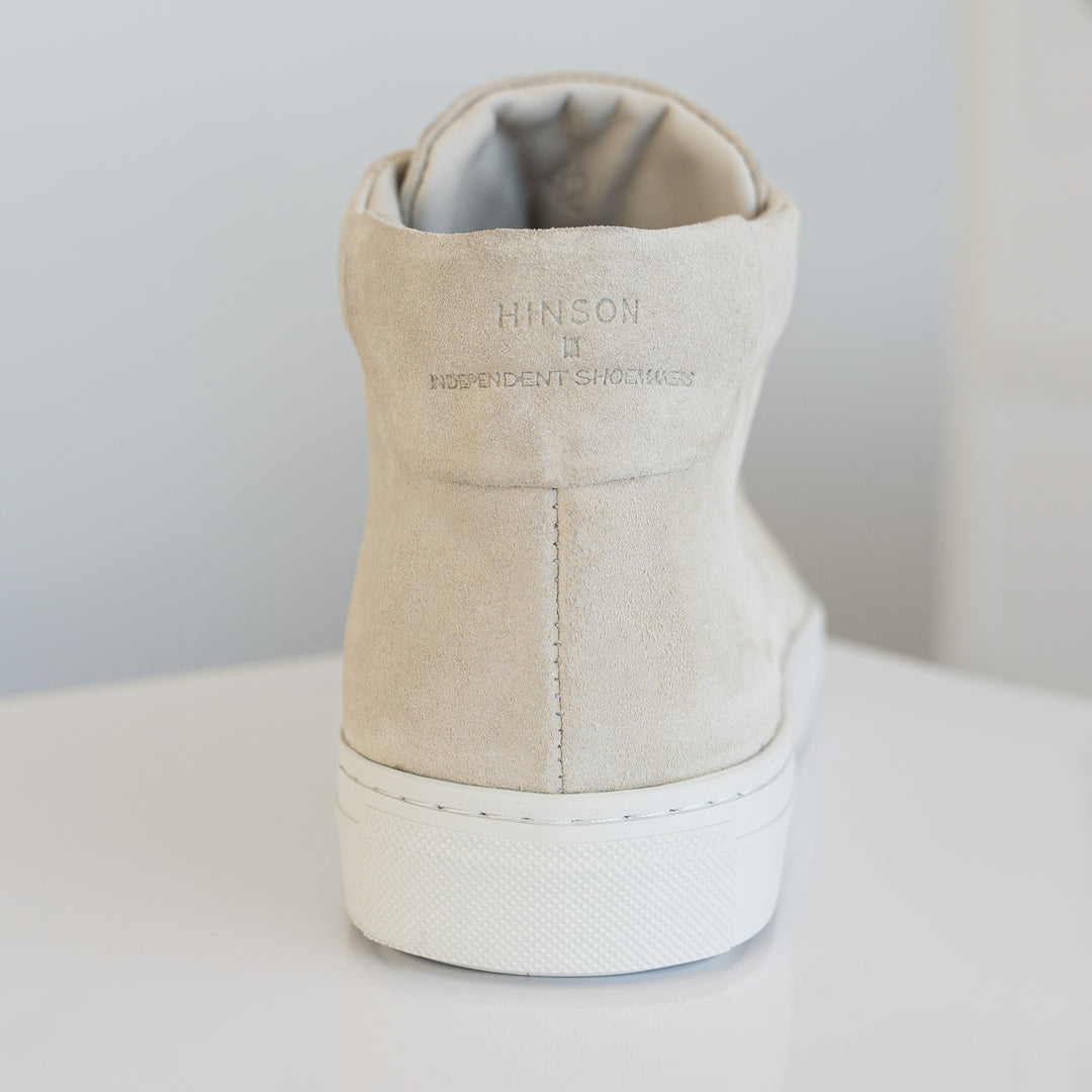 MALTON CLASSIC HIGH TOP Jégszínű velúr