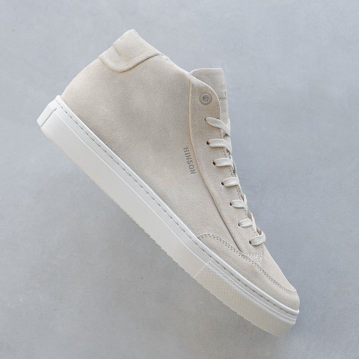 MALTON CLASSIC HIGH TOP Jégszínű velúr