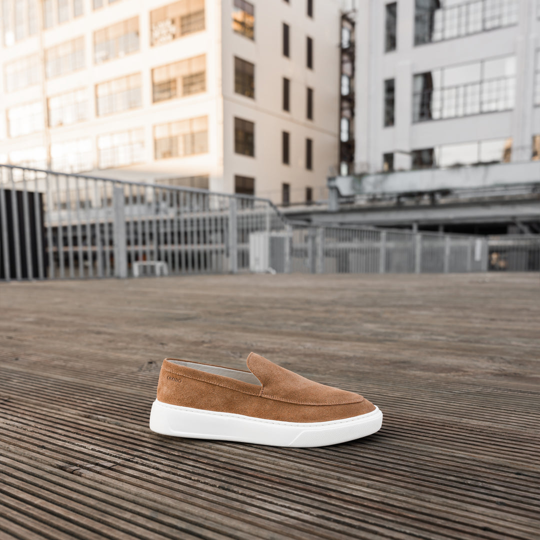ROVIC CITY LOAFER Barna velúr