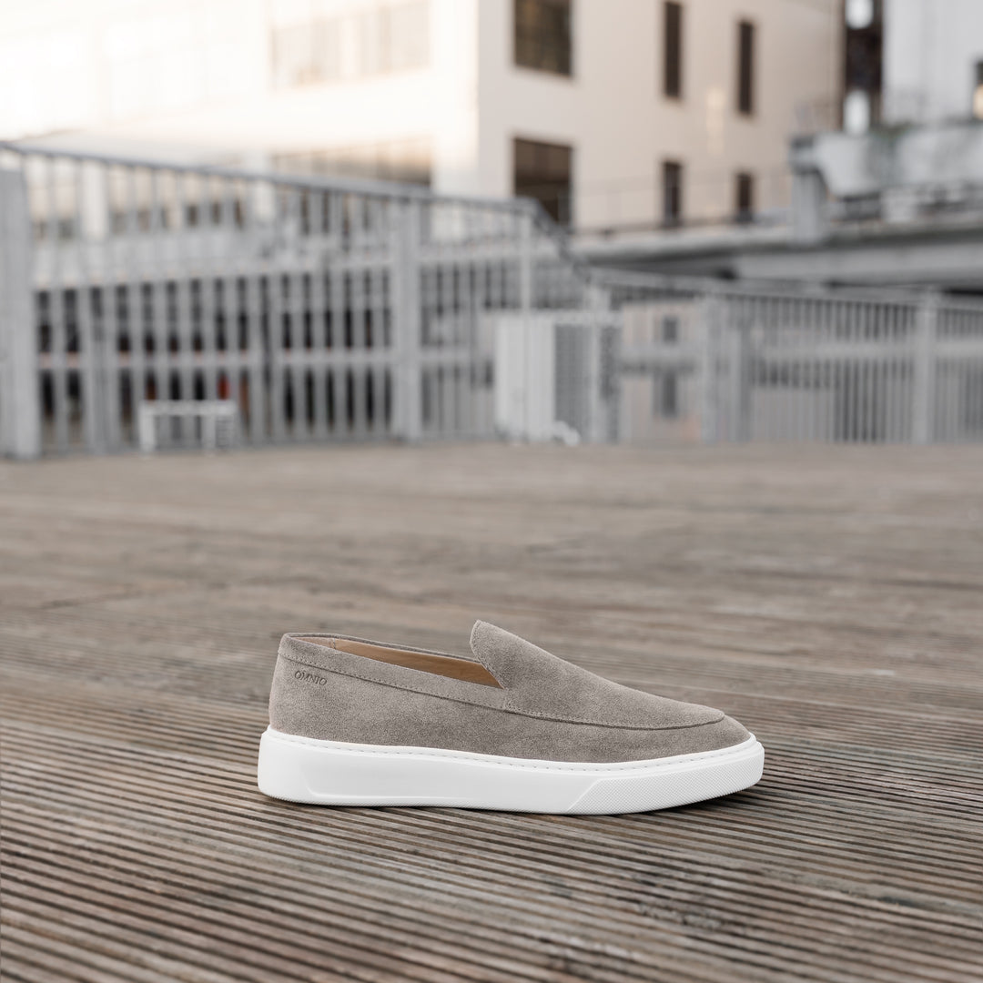 ROVIC CITY LOAFER Lt. taupe Suede