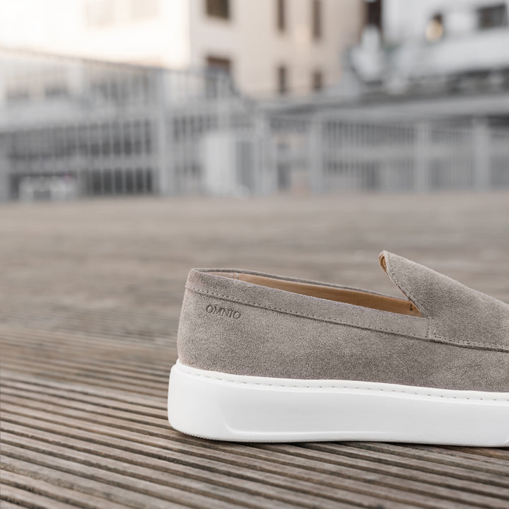 ROVIC CITY LOAFER Lt. taupe Suede