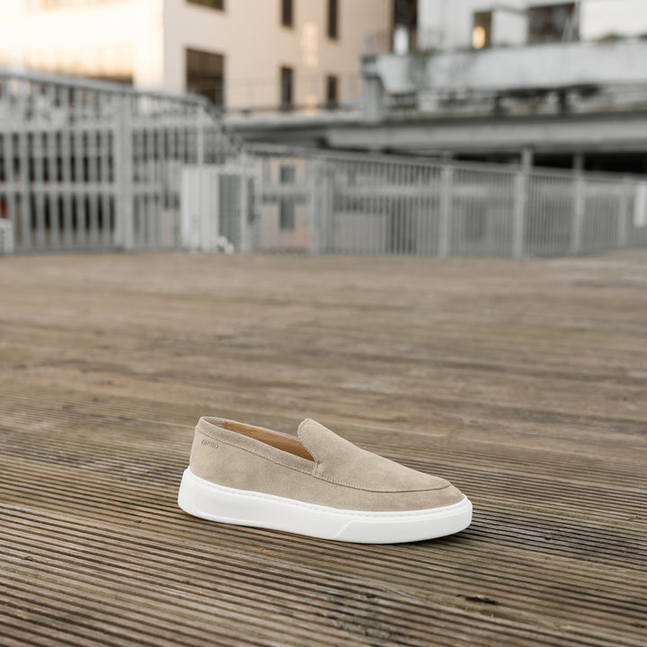 ROVIC CITY LOAFER Sand Suede