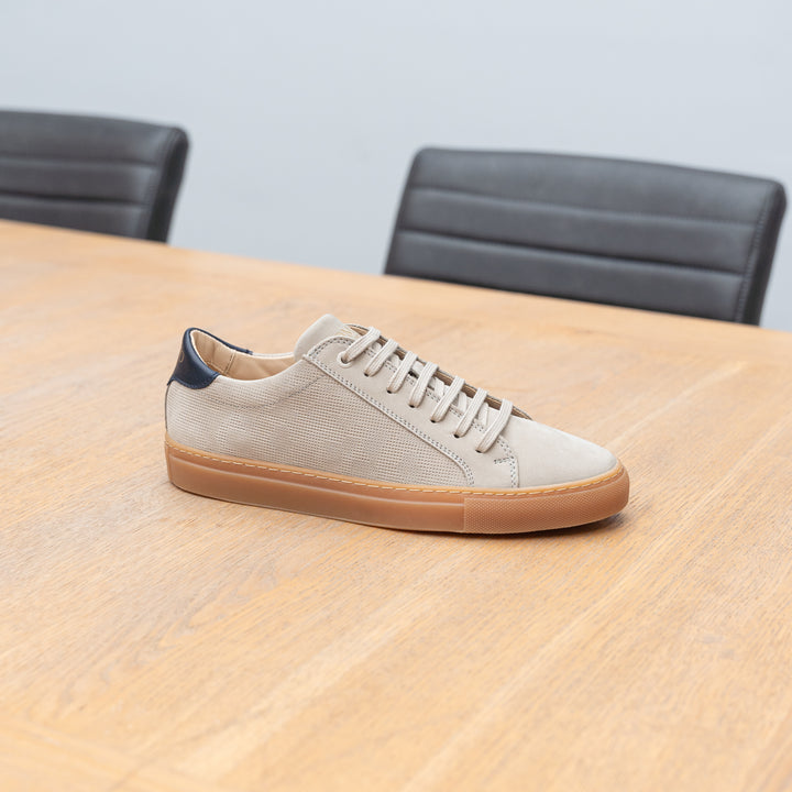 VENETO REGAL LOW Lt.taupe/sötétkék sneaker