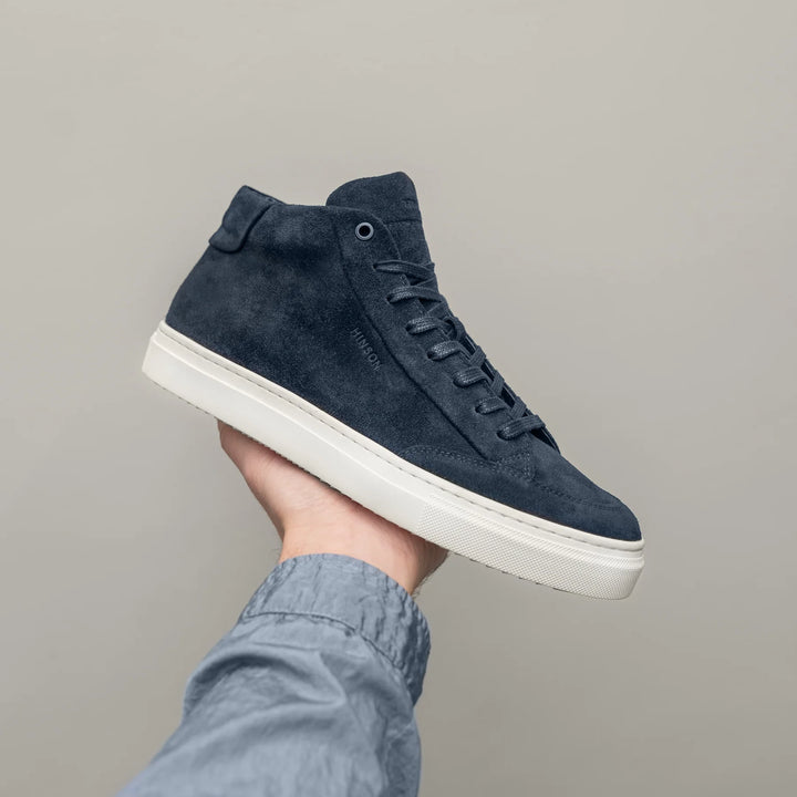 MALTON CLASSIC HIGH TOP sötétkék Suede sneaker