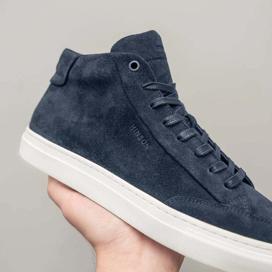 MALTON CLASSIC HIGH TOP sötétkék Suede sneaker