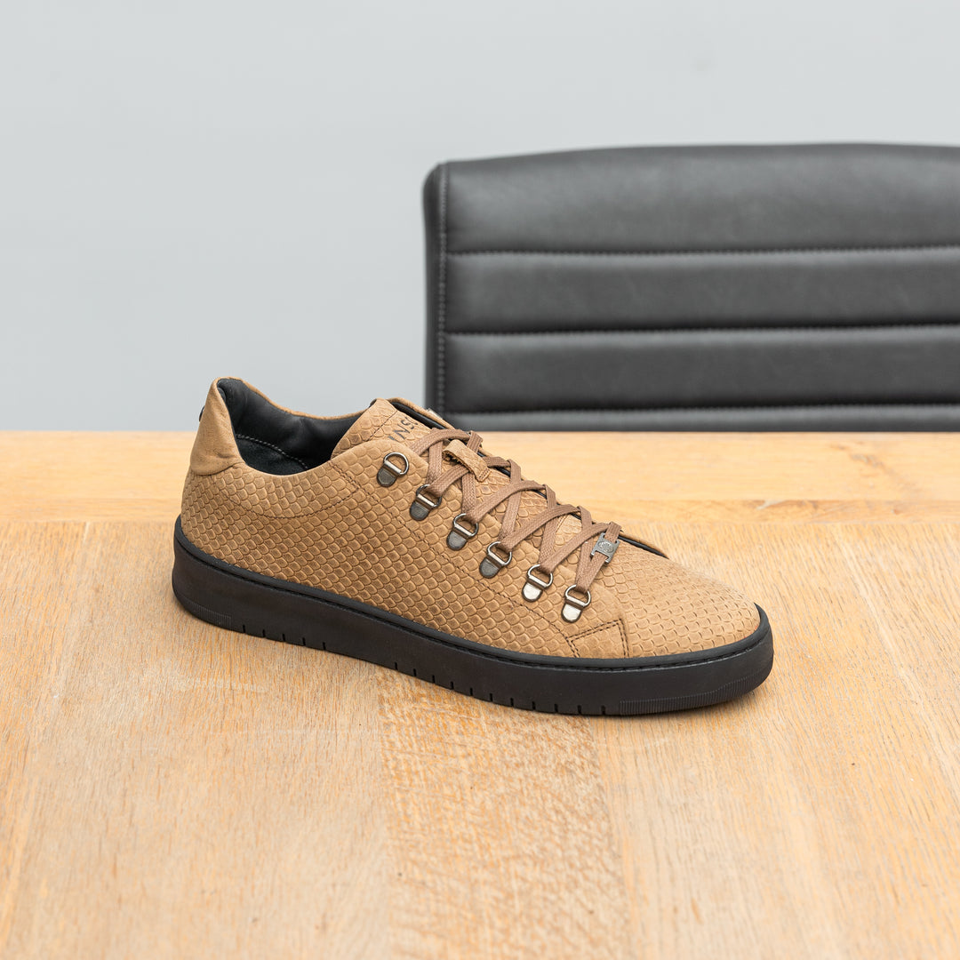 BENNET LOW BS barna - Emb.Lea,Nub,Sue sneaker